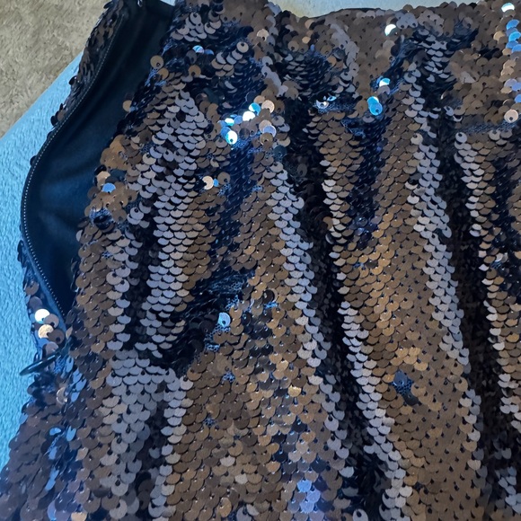 The Drop Sequin Skirt Size M | Dark Shimmer | New With Tags - Picture 11 of 12